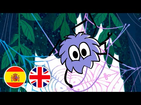 Itsy Bitsy Spider-La Araña Chiquitita 🌈 con Canticos | El Reino Dice