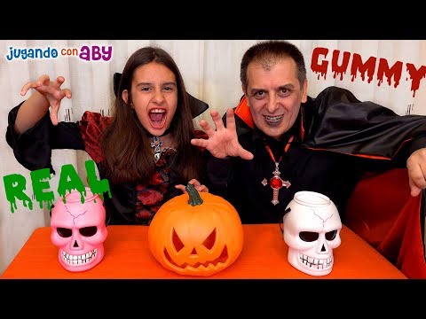 GUMMY vs REAL de Halloween