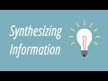 Understanding Synthesis in Writing