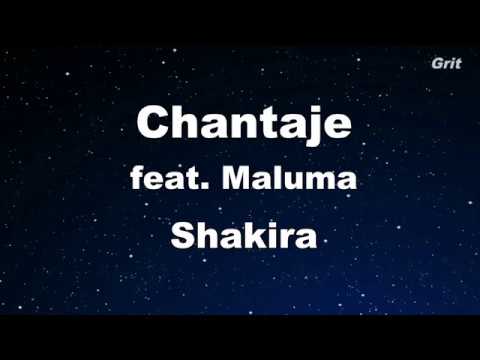 Chantaje ft. Maluma – Shakira Karaoke 【With Guide Melody】 Instrumental