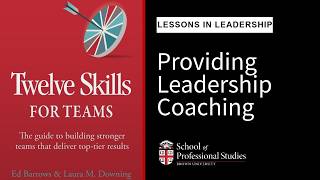 Lessons in Leadership | Providing Leadership Coaching | August 20, 2026