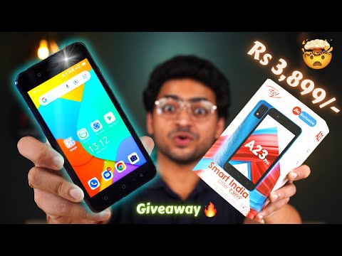 (ENGLISH) The Most Affordable 4G Android SmartPhone 🤩- itel A23 Pro Unboxing & Giveaway 🔥
