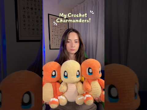 My Crochet Charmander Collection 🤯 #crochet #pokemon #crochetpatterns