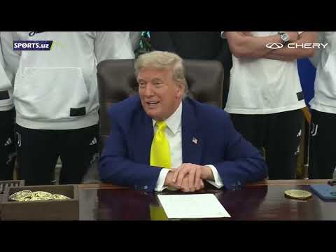 Donald Tramp "Yuventus" futbolchilari bilan uchrashuvda nimalar dedi?