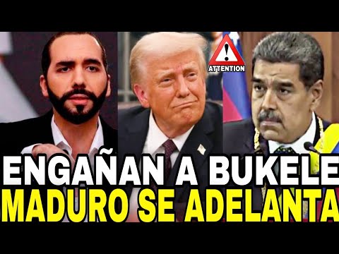 BUKELE SORPRENDIDO POR TRUMP MADURO CONSTRUYENDO PRISI0M PARA QUE EL SALVADOR NO RECIBE VENEZOLANOS