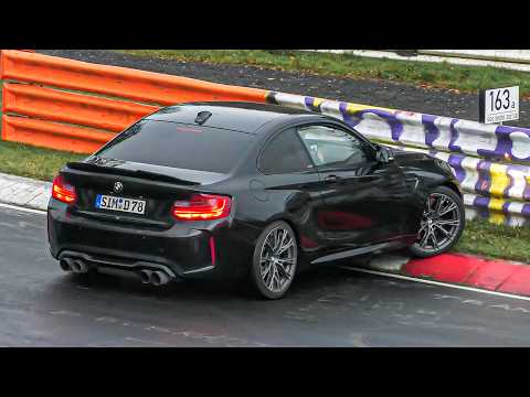 NÜRBURGRING WET & Slippery Conditions, DRIFT FAIL & STUPID Actions! Nordschleife Touristenfahrten