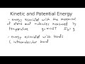 Intermolecular Forces and Energy Concepts