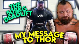 My Message To Thor! - 505KG Deadlift (Eddie Hall Reaction)