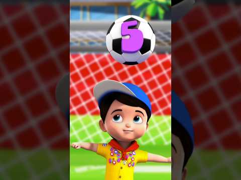 Number Soccer Song #shorts #kidssongs #funlearning #rhymes #viral