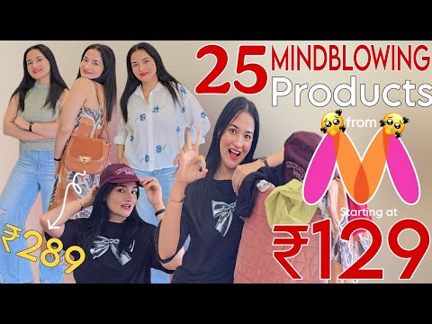 *25+ MINDBLOWING PRODUCTS* 💥EPIC MYNTRA HAUL Starting ₹129🤯 MYNTRA Pinteresty Finds Haul #myntrahaul
