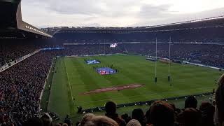 65,000 Scotland Fans - Flower of Scotland - Scotland 53 - 24 Australia - 25 Nov 2017