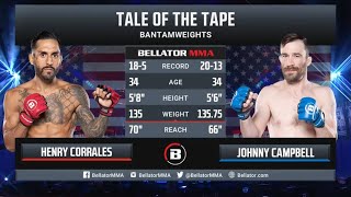 Full Fight || Henry Corrales vs. Johnny Campbell || Bellator 258
