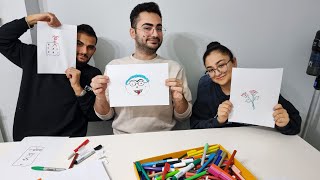 SEÇTİĞİNİ ÇİZ VE BOYA CHALLENGE ! 121'İ SORGULAMAYIN / PAİNT YOURSELF CHALLENGE !