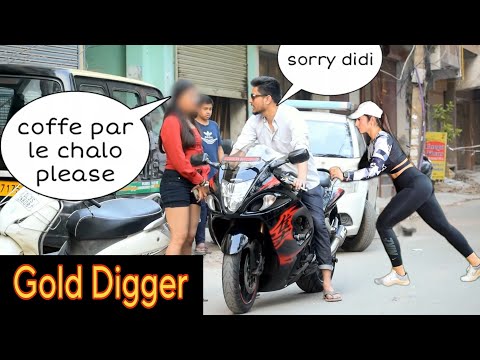 Gold digger prank with Hayabusa top model | Pranks in INDIA | ANS Entertainment 2023