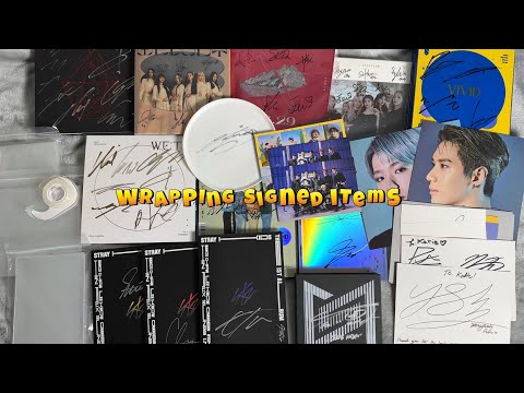 Catching Up with a Chat Time while Wrapping Up Old Signed Albums/Merch 🥹 HOW IS EVERYONE?