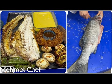 Fırında Sebseli Levrek Baked Sea Bass with Vegetables