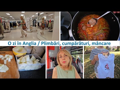 A day in England/ Walking, shopping, food
