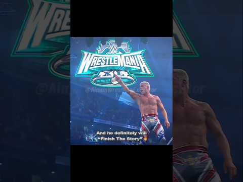 Cody Rhodes 💙 "Finish The Story" Edit
