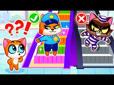 😱 Family Got Lost In The Mall Song 🛒 Educational Cartoons for Kids 🎵