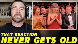 Travis Kelce Reacts to Celebrities GOING CRAZY After Meeting Taylor Swift!