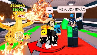 MEU IRMÃO LUCAS CLASH ON ME PEDIU AJUDA… COLOQUEI ELE NO TOP 10 GLOBAL do BRAINROT! 😱🧠