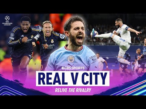 Real Madrid vs Manchester City RIVALRY: Bernardo Silva STUNNER, Benzema MAGIC & MORE | CBS Sports