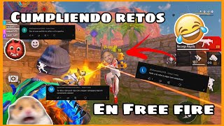 CUMPLIENDO RETOS DE LA RAZA EN FREE FIRE 😱😼🤣-Botsito _13