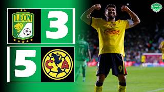 ✅ TRIUNFAZO DEL AMÉRICA 5-3 DE VISITA A LEÓN PARA QUEDAR COMO ÚNICO LÍDER DE LA LIGA MX | FECHA 12
