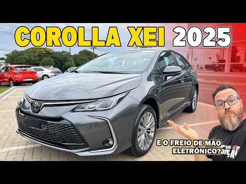 COROLLA XEi 2025   Chega Com Nova Multimídia, E o Freio de Mão Eletrônico