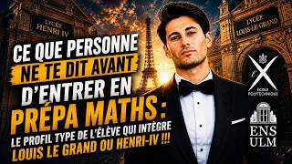 LE PROFIL TYPE DES ÉLÈVES QUI INTÈGRENT LOUIS LE GRAND, HENRI 4 OU GINETTE !!!