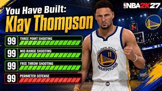 The Most ACCURATE Klay Thompson Build In NBA 2K27