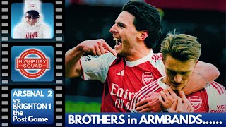 ⚽️ ARSENAL 2-1 BRIGHTON! Band Aid Defense Holds! 2nd Half GUNNERS Make it a Nail Biter Again...