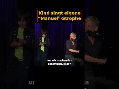 Kind singt eigene "Manuel"-Strophe