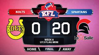 KFL U13 Mini Flag - Kiwanis Kolts vs La Salle Spartans