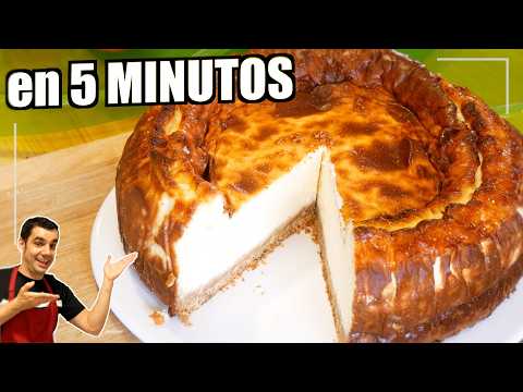 La TARTA de QUESO más FÁCIL y RICA! | Sigue PASO A PASO esta Receta Super Cremosa y Sencilla