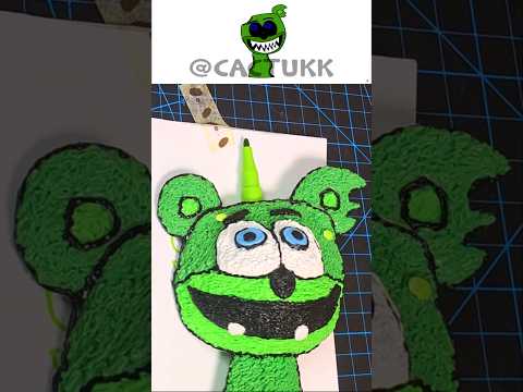 I made a Incredibox Sprunki OC: Gummy Bear @cactukk with 3D PEN