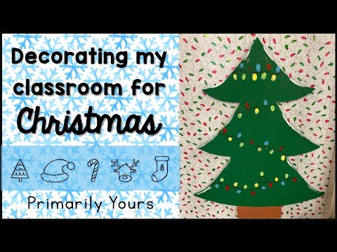 Decorating My Classroom for Christmas! // First-Year...