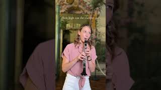Andrea, what’s the highest note on the clarinet?