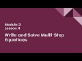 Solving Multi-Step Equations with Grouping Symbols
