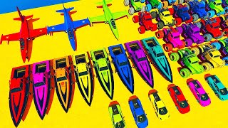 GTA V SPIDER-MAN Superheroes Crazy Race Challenge with Super Cars | GTA 5 Spiderman Cars Stunt Race