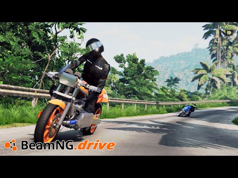BeamNG Drive #69 - Buổi Đi Phượt Bằng Xe Moto Siêu Bất Ổn