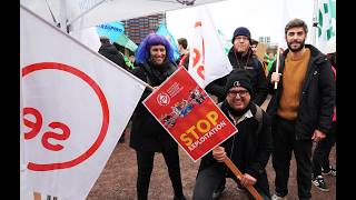 SEV/ETF Demonstration gegen Ausbeutung / Manifestation contre l'exploitation à Strasbourg 2026