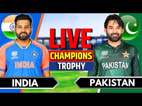India vs Pakistan , Champions Trophy 2025 | Live Cricket Match Today | IND vs PAK | PAK Batting