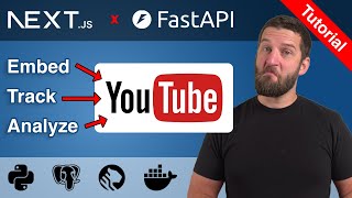Next.js + FastAPI Tutorial: Track Every YouTube Video Event!