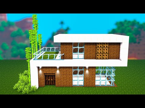 TUTO MAISON MODERNE FACILE À FAIRE | Minecraft