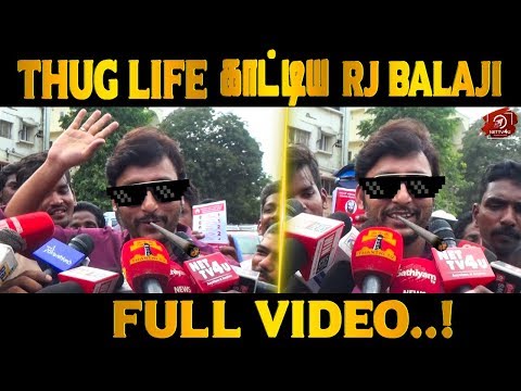 Thug Life காட்டிய RJ Balaji - Latest Funny Speech | Nadigar Sangam Election | Nettv4u