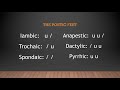 Understanding Poetic Meter and Forms