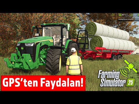 Farming Simulator 25 GPS ile Ot Kurutma ve Balyalama Çok Kolay! 7 .Bölüm