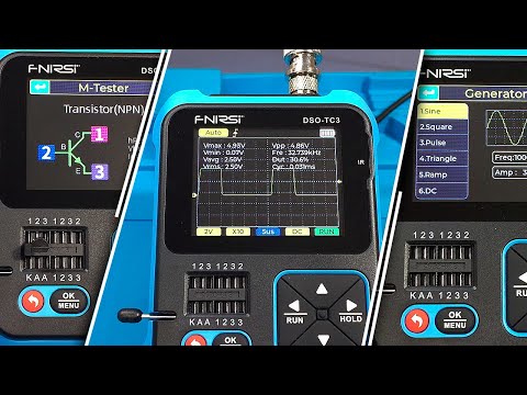FNIRSI DSO-TC3 la herramienta multipropósito más completa para electrónica