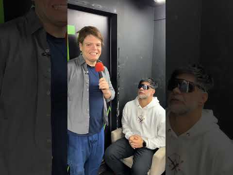 Emílio Surita nos bastidores do Hermes & Renato!